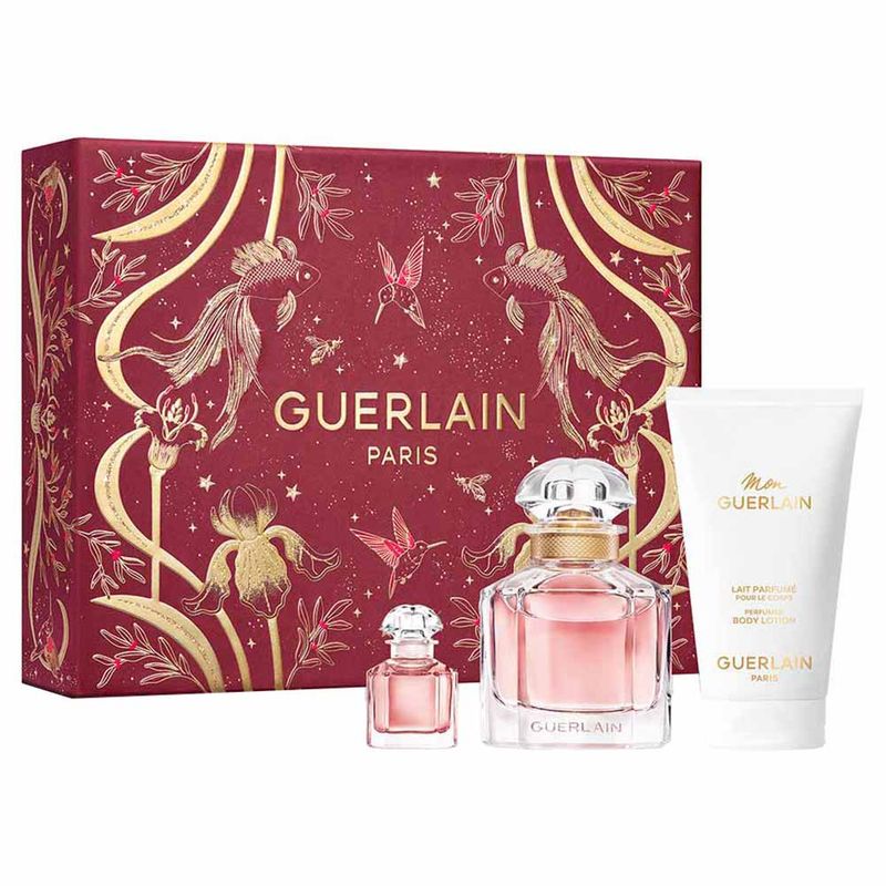 Cofrret Guerlain Mon Natal Kit - Perfume EDP + Loção Corporal +